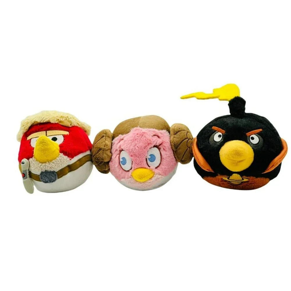 Star Wars Angry Birds Princess Leia Luke‎ Skywalker Black Saturn Bomb No Sound